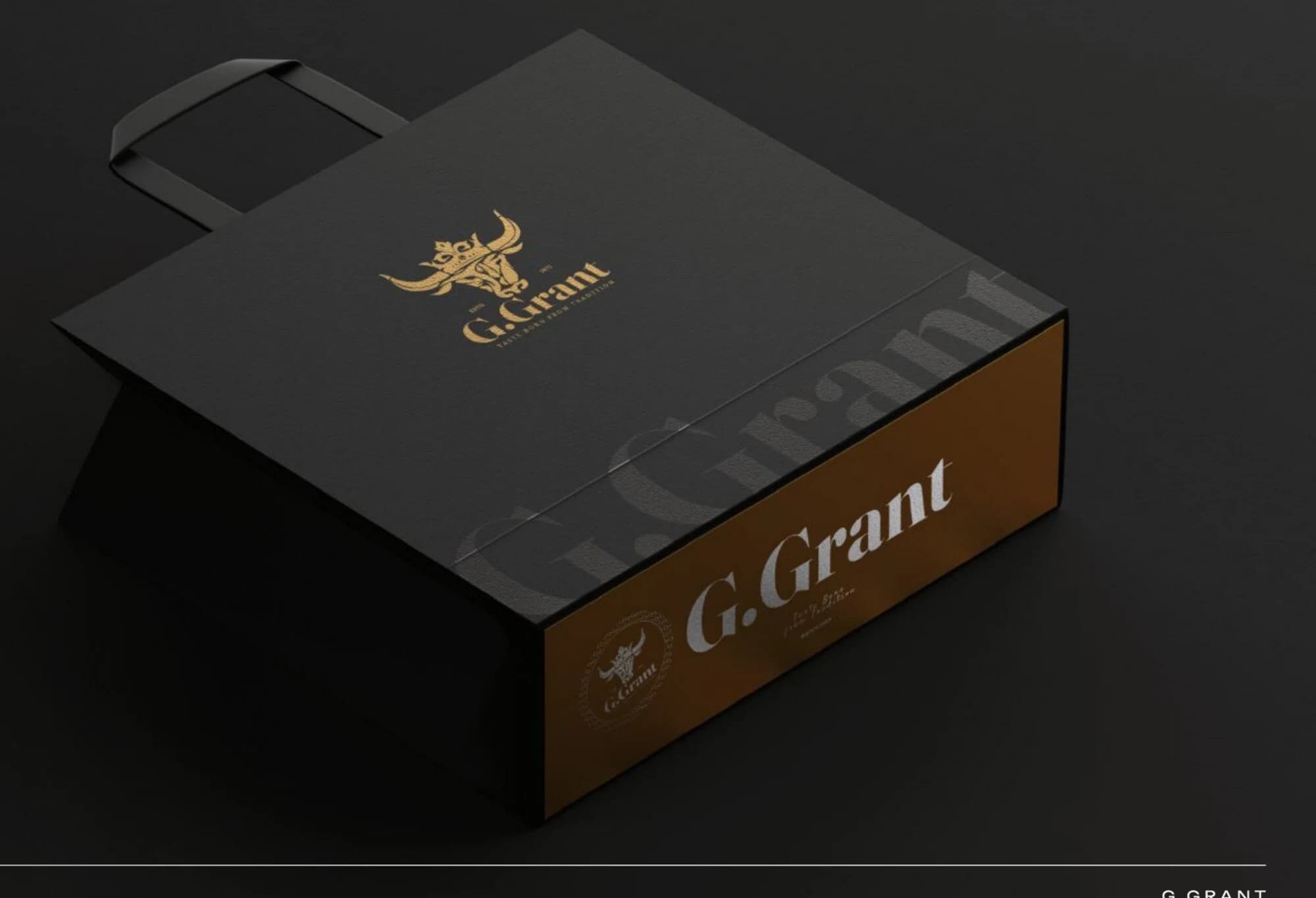 G.Grant black and gold packaging