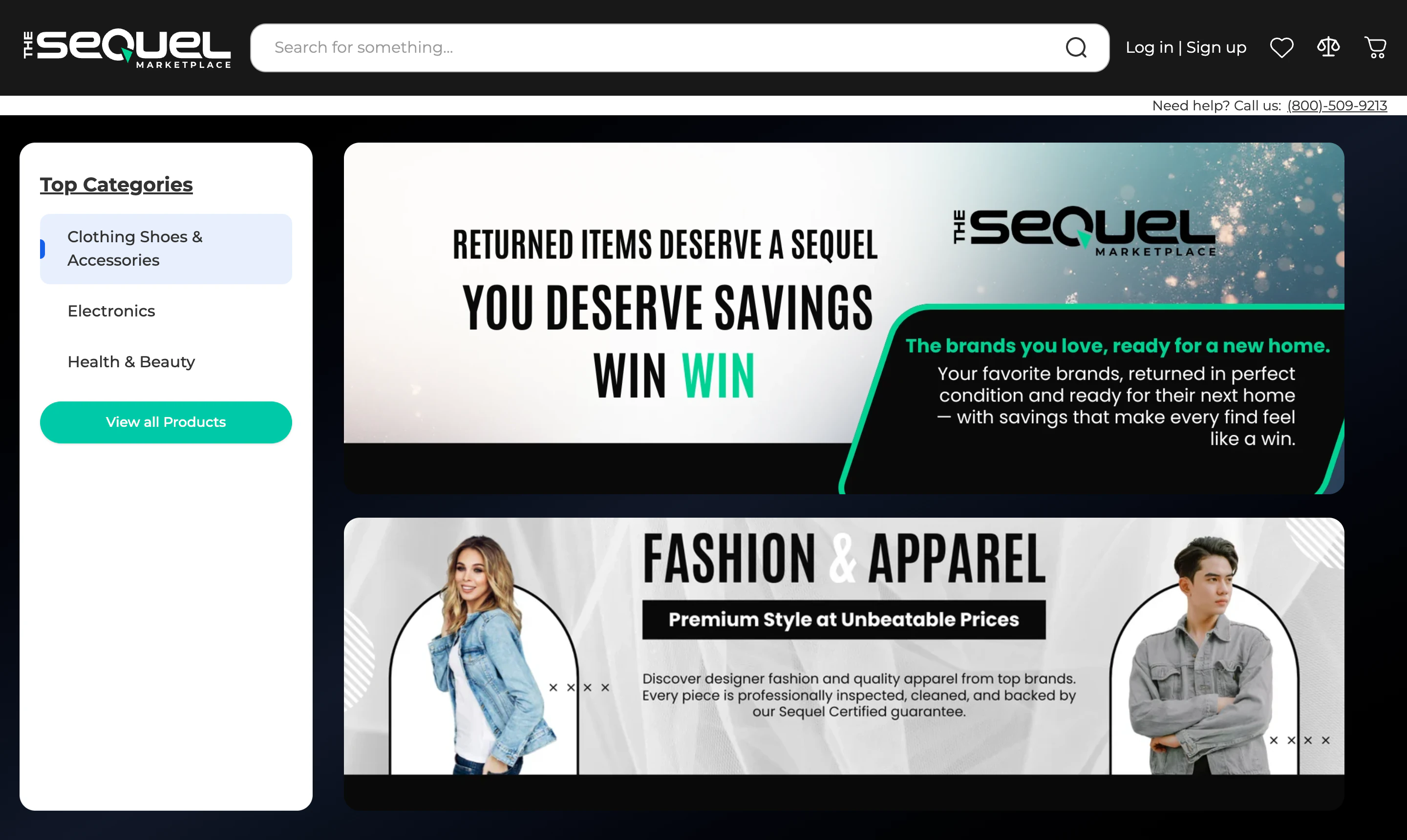 The Sequel — returns marketplace / Shopify Hydrogen